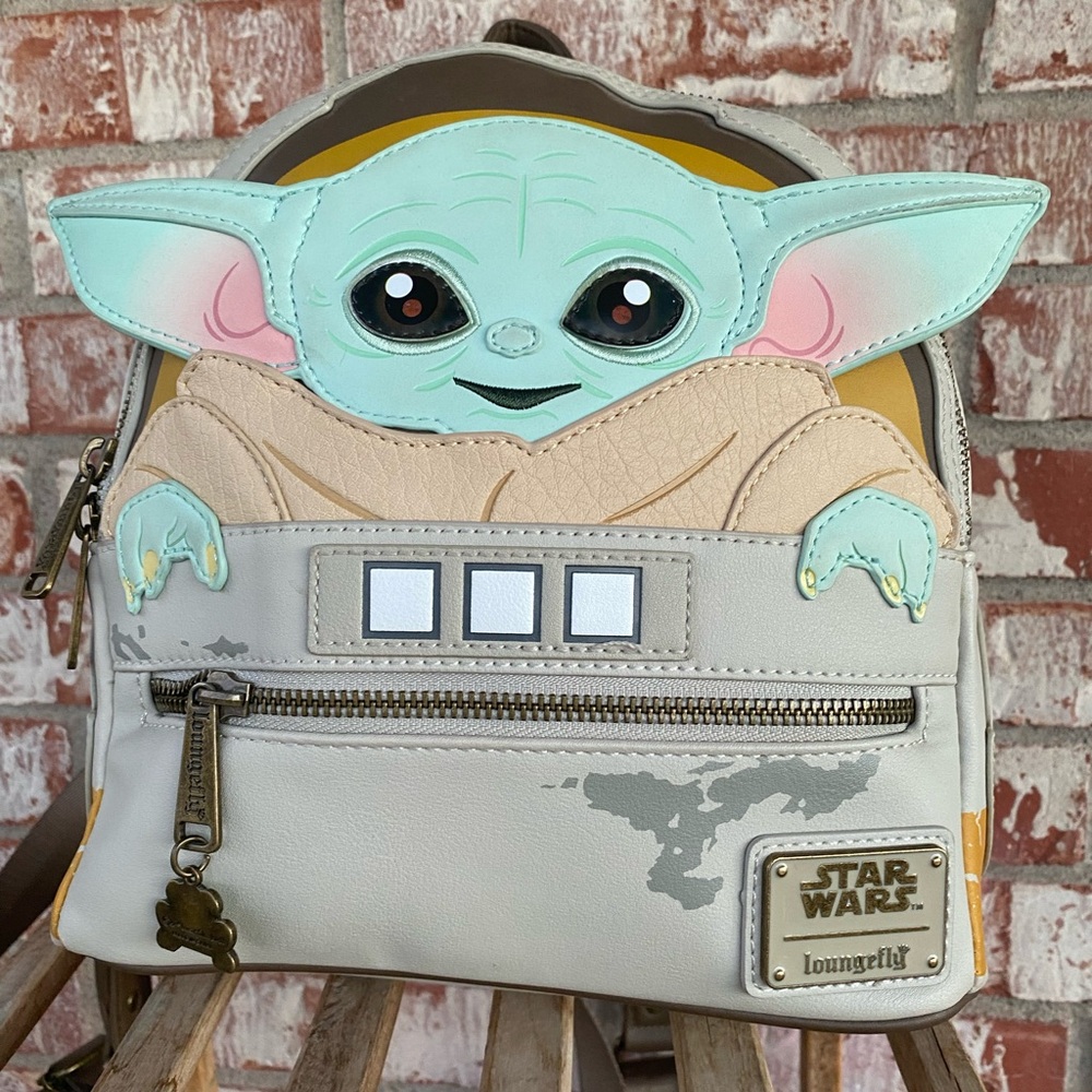 Grogu Loungefly Mini Backpack - image 2